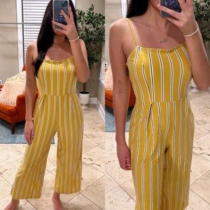 Dex Gold Stripe Jumpsuit